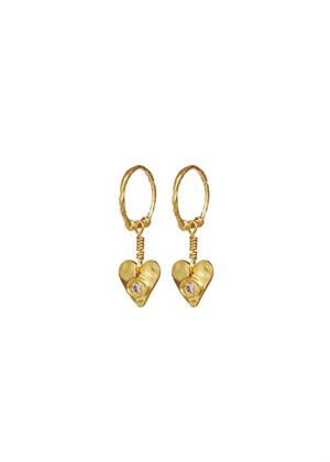 Hestia earring Gold Maanesten 